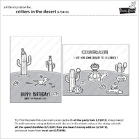 Lawn Fawn - Critters in the Desert - Stamp and Die Bundle