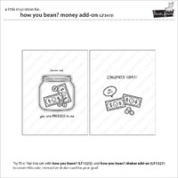 Lawn Fawn - Stamps - How You Bean? Money Add-On - LF3419
