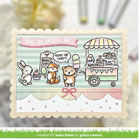 Lawn Fawn - Lawn Cuts - Scalloped Fringe Border - LF3440
