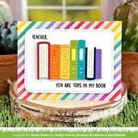 Lawn Fawn - Little Woodland Library Add-On - Stamp and Die Bundle