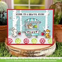 Lawn Fawn - Stamps - Treat Cart Add-On: Coffee - LF3496