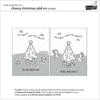 Lawn Fawn - Cheesy Christmas Add-On - Stamp and Die Bundle
