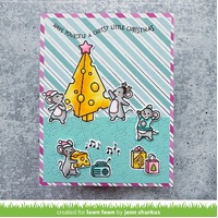 Lawn Fawn - Stamps - Cheesy Christmas Add-On - LF3502