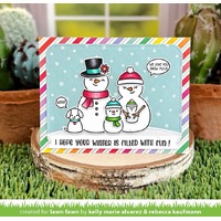 Lawn Fawn - Stamps - Henry’ Build-A-Sentiment: Winter - LF3508