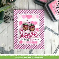Lawn Fawn - Lawn Cuts - Scripty Love Outline Add-On Die - LF3615