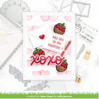 Lawn Fawn - Lawn Cuts - Scripty XOXO Outline Add-On Die - LF3616