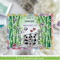 Lawn Fawn - Lawn Cuts - Bamboo Forest Backdrop: Landscape Dies - LF3617