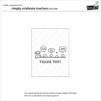 Lawn Fawn - Simply Celebrate Teachers - Stamp and Die Bundle