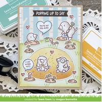 Lawn Fawn - A Mole Lot of Love Add-On - Stamp and Die Bundle