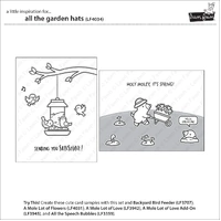 Lawn Fawn - All The Garden Hats - Stamp and Die Bundle