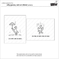 Lawn Fawn - Silly Goose, Rain or Shine - Stamp and Die Bundle