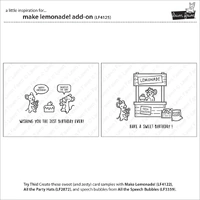 Lawn Fawn - Make Lemonade! Add-On - Stamp and Die Bundle