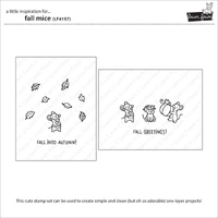 Lawn Fawn - Fall Mice - Stamp and Die Bundle