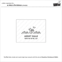 Lawn Fawn - A Mice Christmas - Stamp and Die Bundle