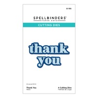 Spellbinders Die Thank You Etched Dies S1-155