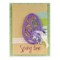 Spellbinders Shapeabilities Die DLites Filigree Egg S2-053 