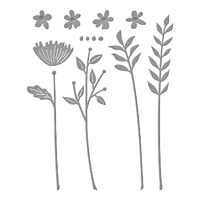Spellbinders Die Sealed Wildflowers Etched Dies S4-1255