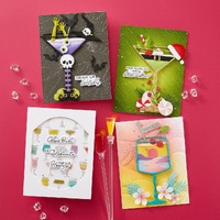 Spellbinders Die Tropical Flair Etched Dies S4-1336