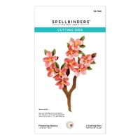 Spellbinders Die Flowering Quince Etched Dies S4-1346