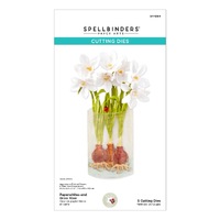 Spellbinders Die Paperwhites and Glass Vase Etched Dies S4-1364