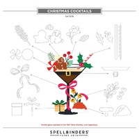 Spellbinders Die Christmas Cocktails Etched Dies S4-1374