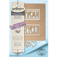 Spellbinders Shapeabilities Thoughtful Expressions Die Just For You Box S6-133