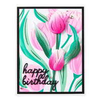Spellbinders Die Tulip Trio Etched Dies S6-234