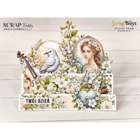 Flowers Melody Paper Pad - 12" x 12" (12 Sheets) By Scrap Boys