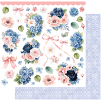 Uniquely Creative 12x12 Cardstock 210gsm Indigo Bloom