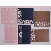 Doodey 6 Luxury Cardlayers + Decoupage Sheets 3D Flower ZV80657
