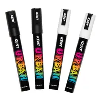 Kent Urban Paint Marker Set - Mono - Pack of 4