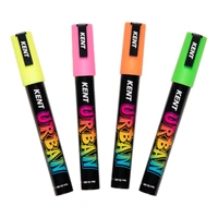Kent Urban 3mm Paint Marker Set - Fluoro - Pack of 4