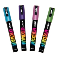 Kent Urban 3mm Paint Marker Set - Metallic - Pack of 4