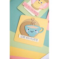 Sizzix Thinlits Die Set 4PK w/3PK Stamps - Crazy Characters #1  by Pete Hughes 666101