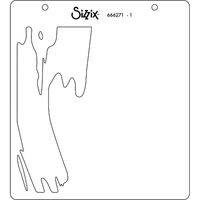 Sizzix Layered Stencils 4PK Painted