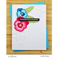 Altenew Pretty Pansies Die and Stamp Bundle