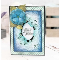 Crafter's Companion Cut and Emboss Folder 4.25 x 5.5 Botanical Garden