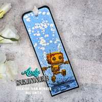 Creative Expressions Andy Skinner Rainy Day 4.2 in x 3.8 in Pre-Cut Rubber Stamp