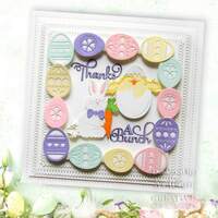 Creative Expressions Sue Wilson Easter Eggs & Flowers Craft Die CED23062