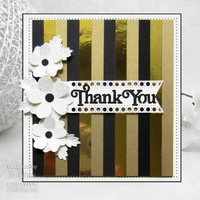 Creative Expressions Sue Wilson Block Sentiments Thank You Craft Die