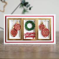 Sue Wilson Dies Mini Expressions Season's Greetings CEDME089