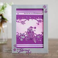 Paper Cuts Collection Die Double Edger Snow Owls CEDPC1184