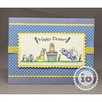 Pink Ink Impression Obsession Clear Stamps Sunny Bunnies