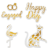 Couture Creations Cut and Foil Die Sentiments Bundle 1