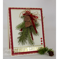 Impression Obsession Die Pine Sprig Cluster DIE097M 