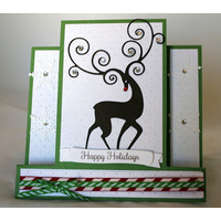 Impression Obsession Die Reindeer Flourish DIE336V 