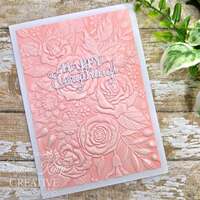 Creative Expressions Rose Garden Embossing Folder and Stencil Bundle