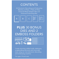 GoPower & Emboss with Scrap Dragon Nesting Frames Die Set