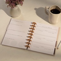 Reflect and Grow - Goals - Classic Disc Bound Memory Keeping Journal by Happy Planners