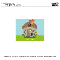 Lawn Fawn Stamps Let'S Go Nuts LF2407
